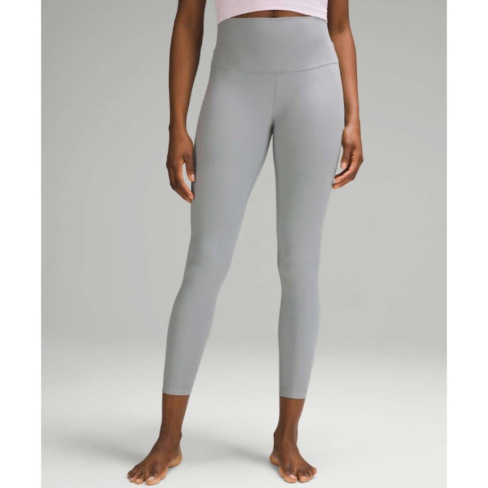 Lululemon Align Ribbed High-Rise Pant 28" Rhino Grey Size 2